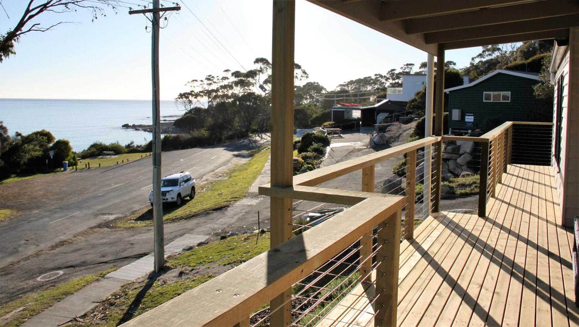 Kingfisher Cottage Beachfront At The Binalong Bay מראה חיצוני תמונה