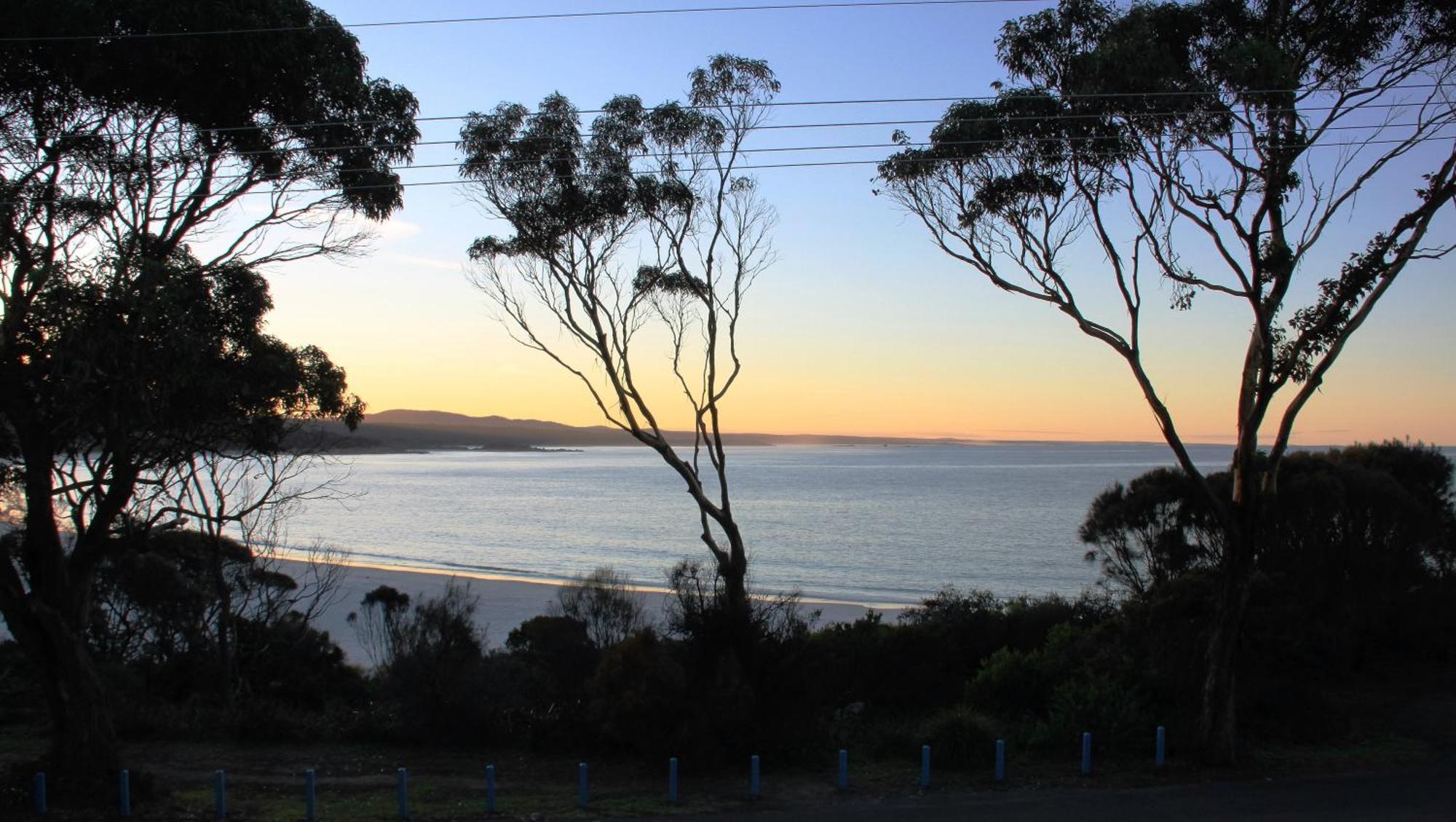 Kingfisher Cottage Beachfront At The Binalong Bay מראה חיצוני תמונה