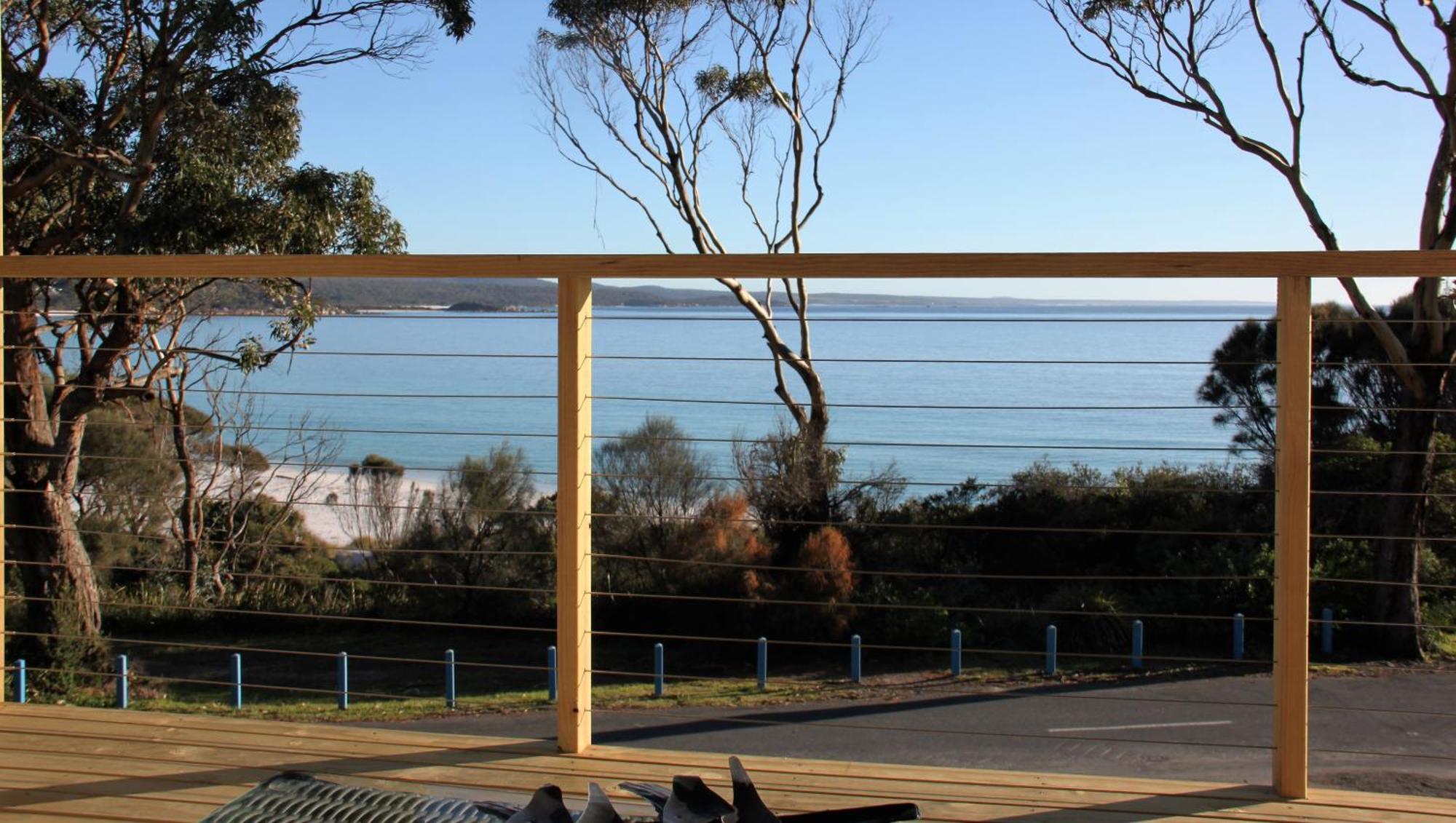 Kingfisher Cottage Beachfront At The Binalong Bay מראה חיצוני תמונה